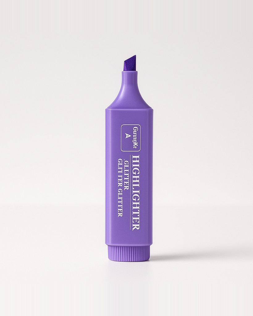 Textmarker, 8 Farben, glattes Schreiben, schnelle Markierung mit geringer Sättigung, rutschfestes Handbuch, Zeichnungsmarkierungsstift, Schreibwaren