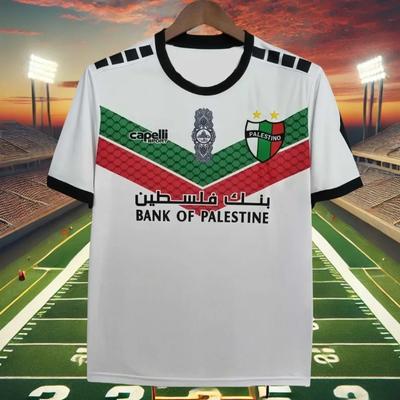 Palestina Voetbalshirt N Heren 3D Geprint T-shirt met Korte Mouwen Luxe Palestijnse Vlag Volwassenen Kinderen 2026 Zomer