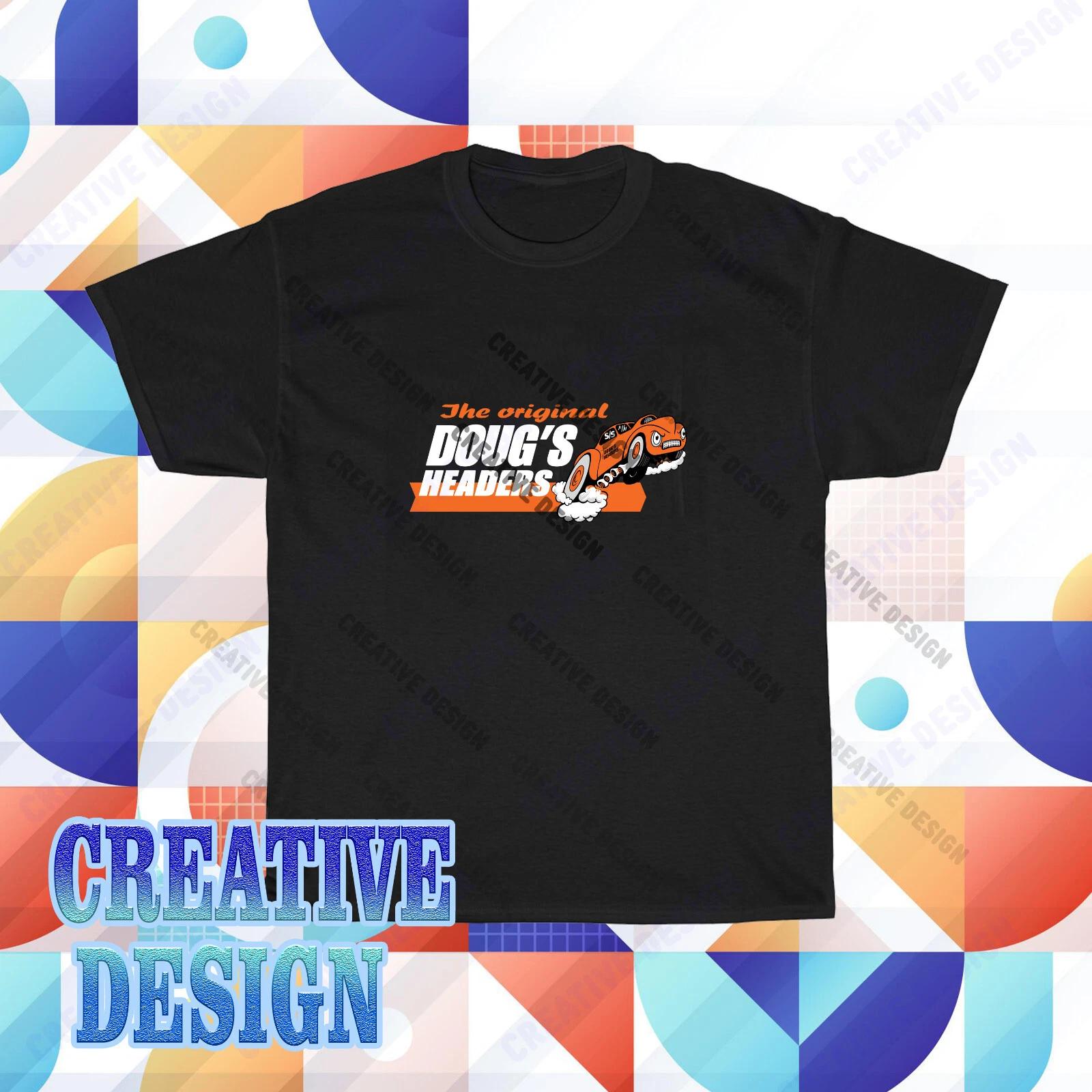New Doug s Headers Logo T-Shirt Funny Size S to 5XL 2XL