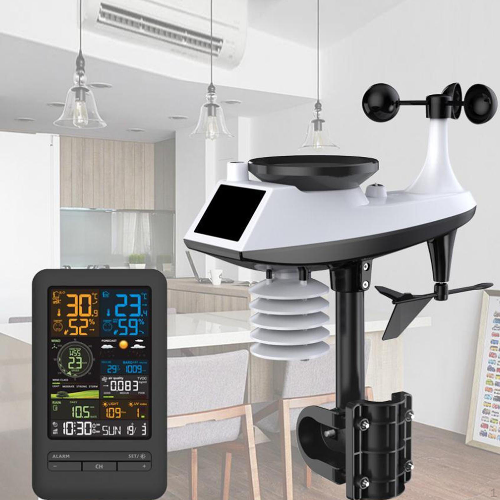 

Professional Weather Station Indoor Outdoor Cordless Thermometer Temperature