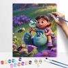 Disney Monsters Inc Sulley and Friend Oil Painting Digital Painting Art Kit Handmade Diy Gifts Home Decorations