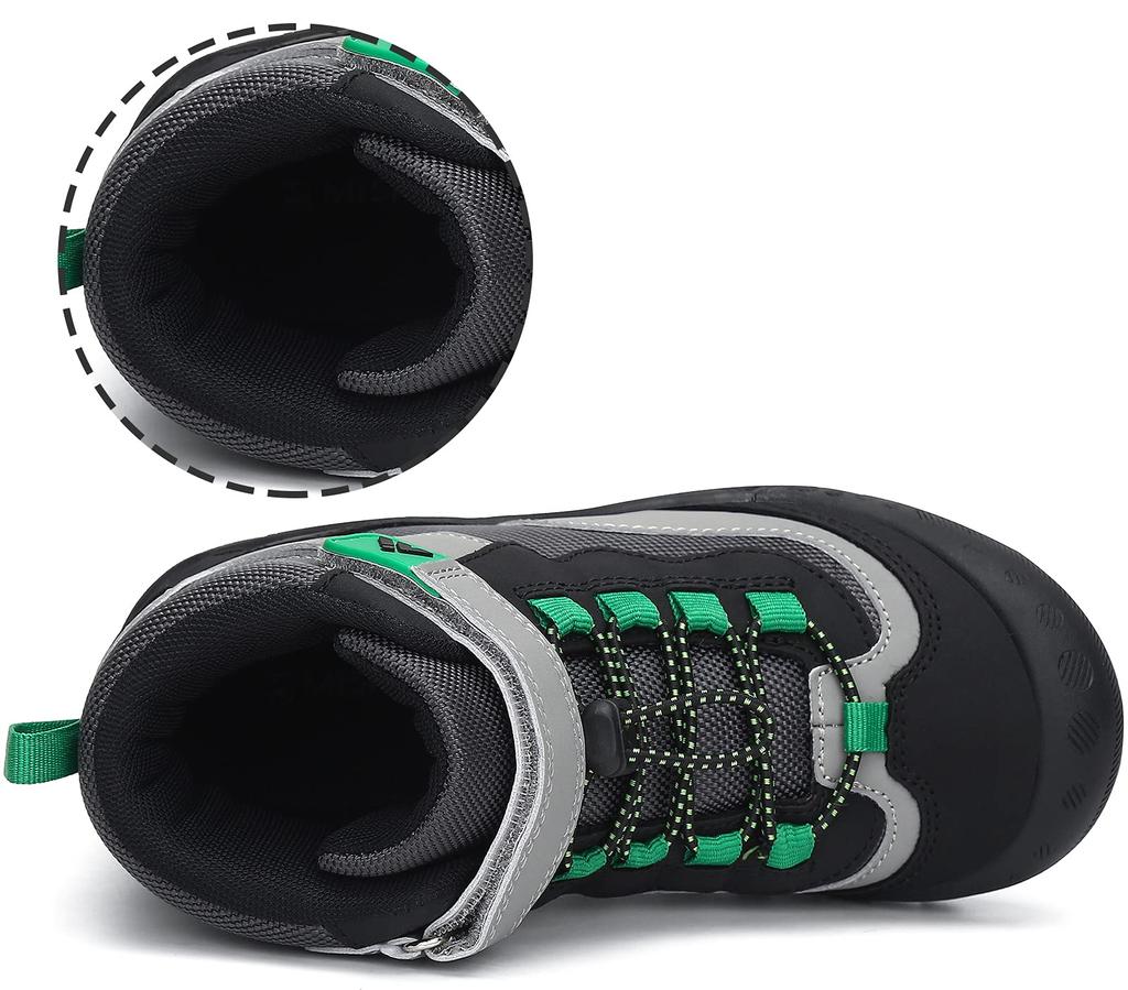 Mishansha and Easy To Walk Perfect for Outdoor and Perfect for Boys and Size Kids' High-Top Sneakers, Waterproof, Non-Slip, Breathable, Lightweight,