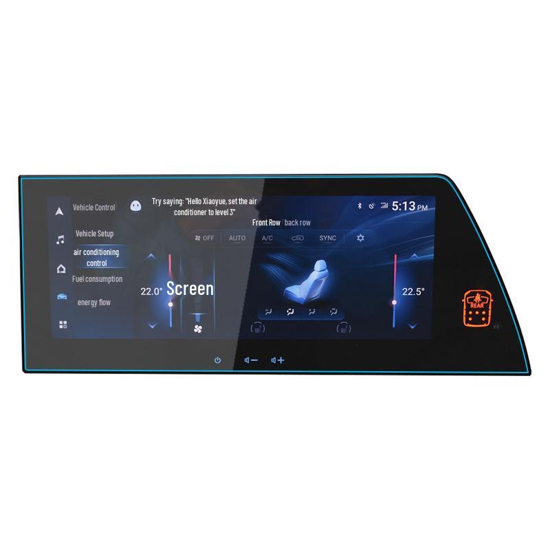 Toyota bZ5 Central Screen Protector: Compatible with 25 Models, Tempered Film Car Accessory