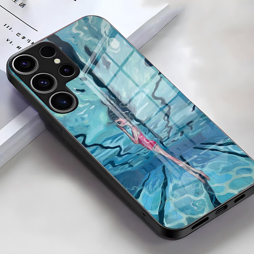 

A-Aya T-Takano Art Phone Case For Samsung S26 S25 Edge Ultra S23 S22 S21 S20 Ultra Plus S24 Fe A54 A53 A25 Glass Cover Samsung S23 Plus
