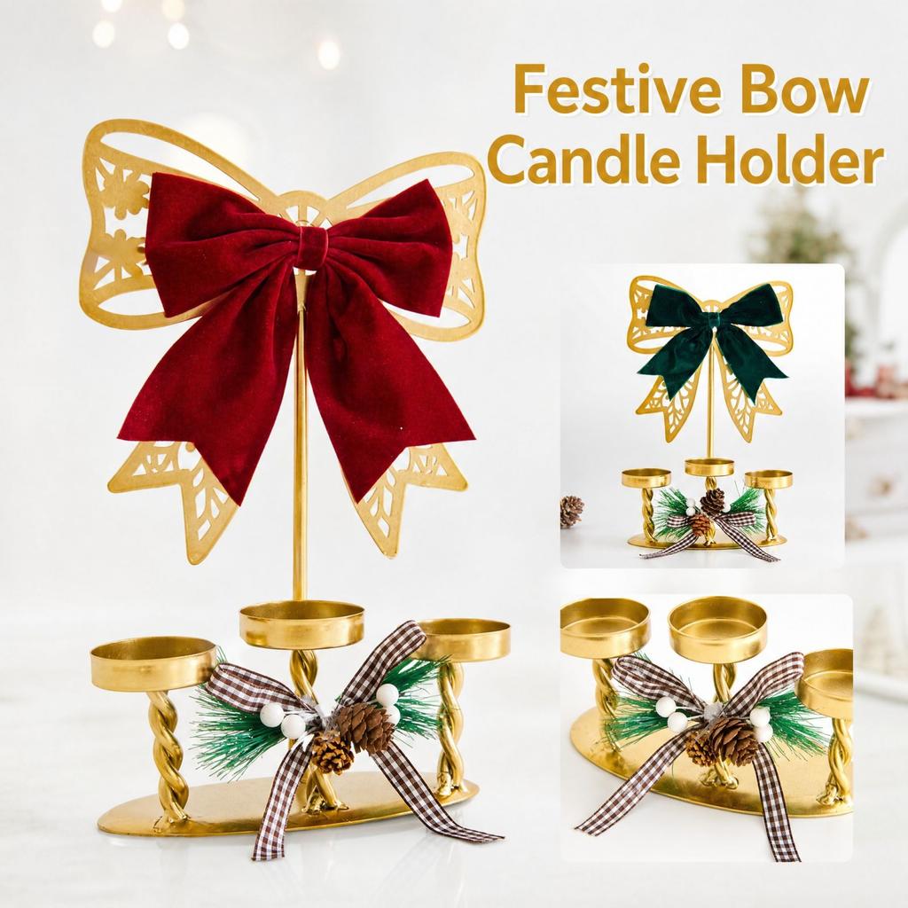 Decorative Candle Holder for Tabletop Decor, Home Candlestick Ornament for Window Display and Scene Decoration