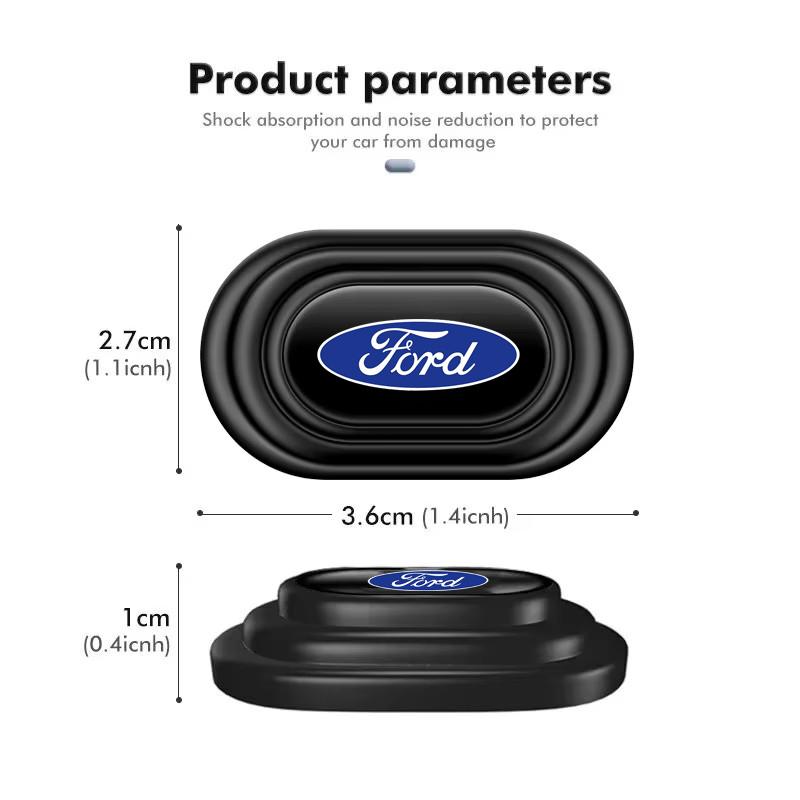 BBBB6 4/8/12pcs Car Door Shock Pad Anti Collision Stickers For Ford Fiesta Focus Fusion Explorer Escape Ranger Mondeo Transit GT
