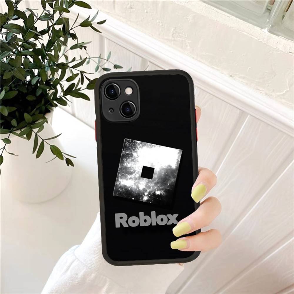 EZ27 R-Robloxs Phone Case For IPhone 16 15 14 13 12 11 Pro Max 7 8 6 6s Plus Matte Cover