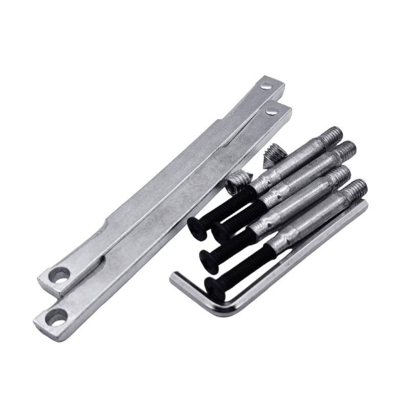 Practical Matte Black Dummy Door Handle Set 2 Pack Easy Installion Designs Accessory for Contemporary Interior Door