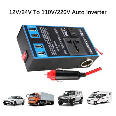 Truck Inverter DC 12V 24V To AC 110V/220V AC Converter Power Adapter USB Chargers 3.0 Cigar Lighter Plug Car Inverter Socket