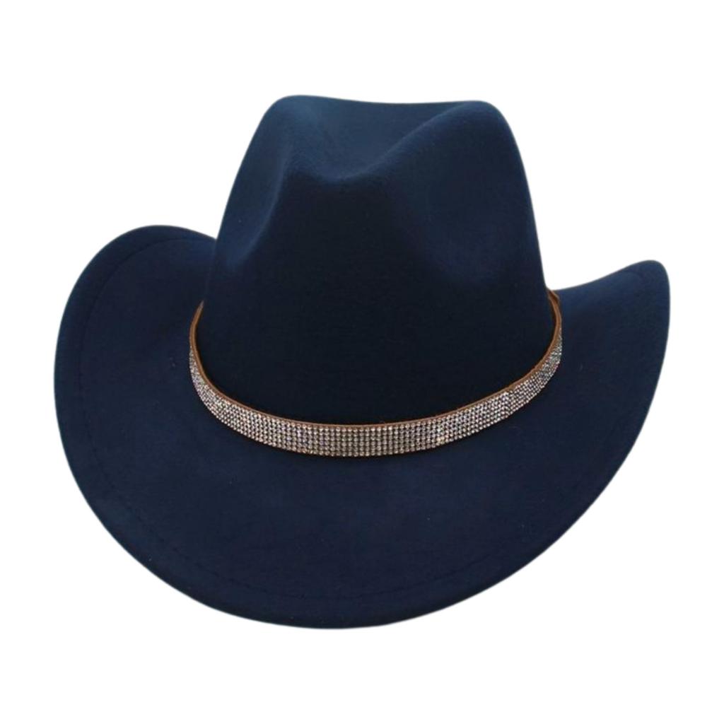 Felt Hat Outdoor Vintage Jazz Hat Vacation Travel British West Cowboy Hat