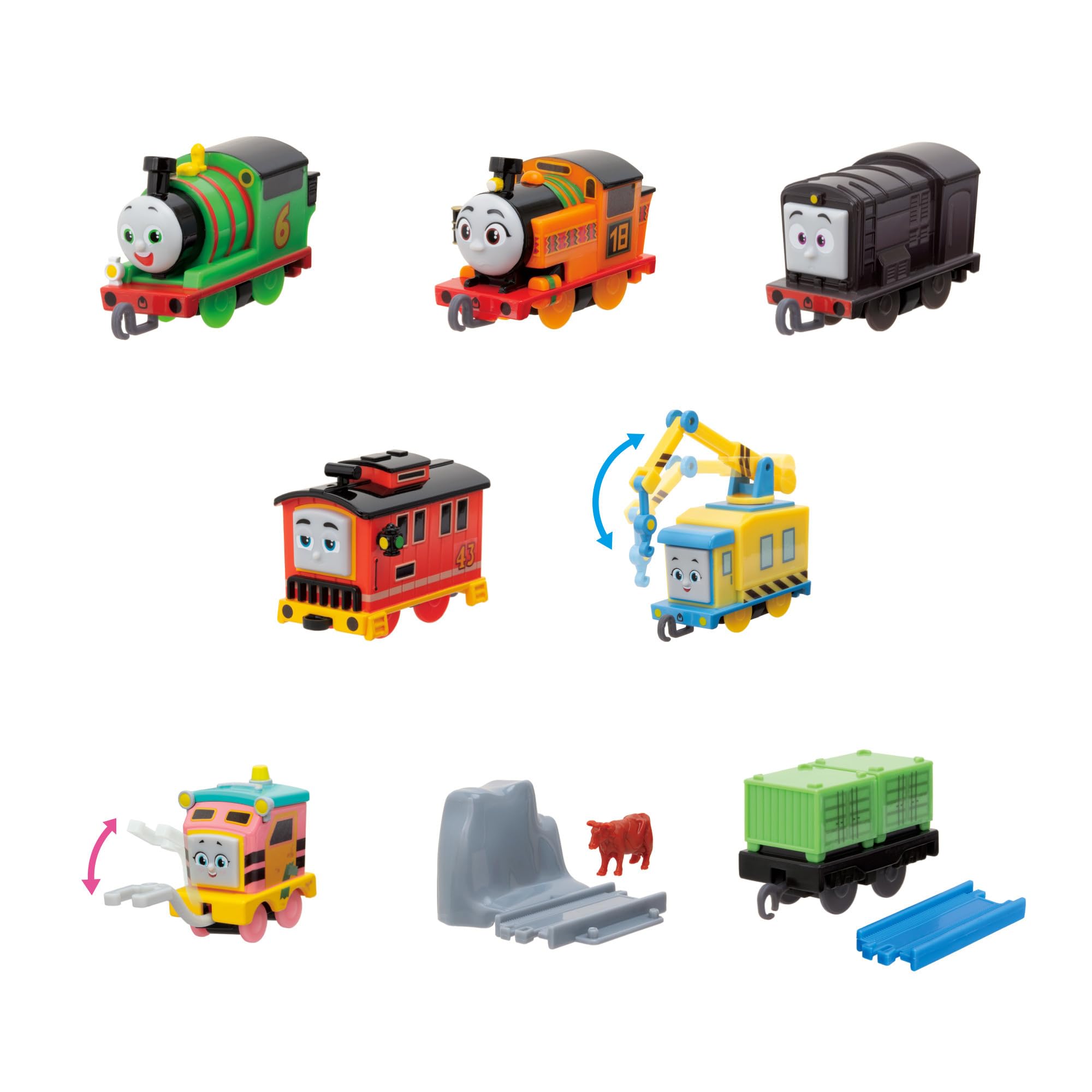 

Capsule Plarail Carly and Sandy Edition 8 типов Capsule Toy Toy Tomas
