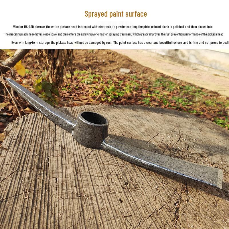 Manganese Steel Integrated Hoe and Pickaxe Tool
