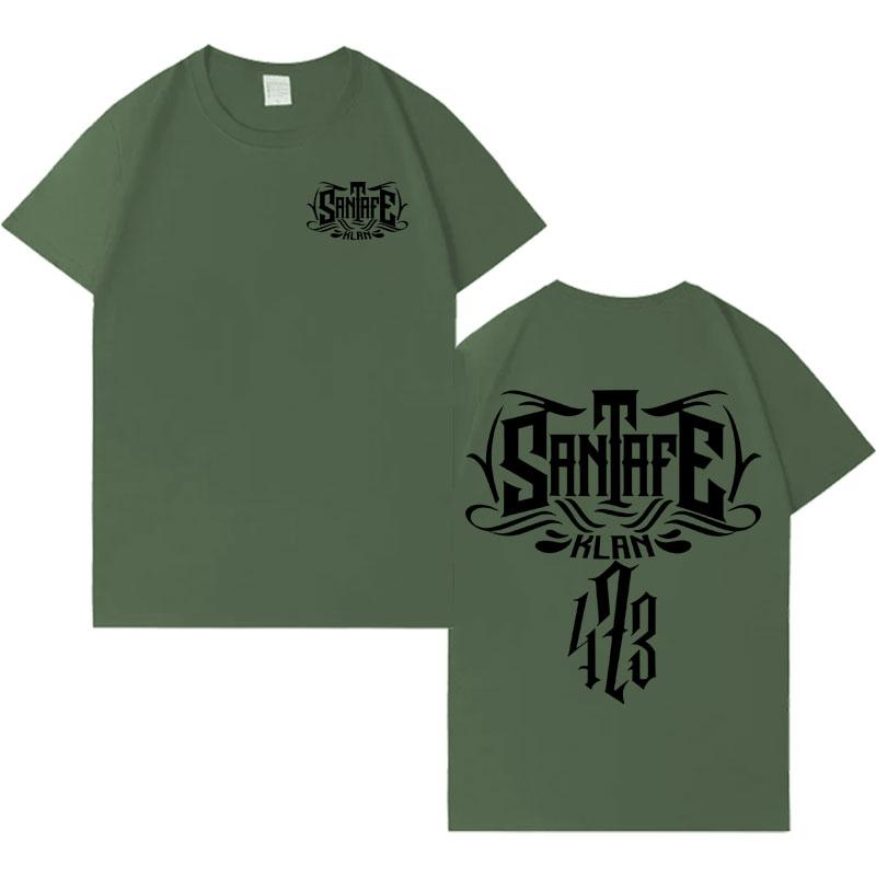 

Santa Fe Klan Merch Double Sided Print Short Sleeve Tee Shirt Unisex Fashion Pop Music 100 Cotton CrewNeck Casual Gothic Tshrit 4XL