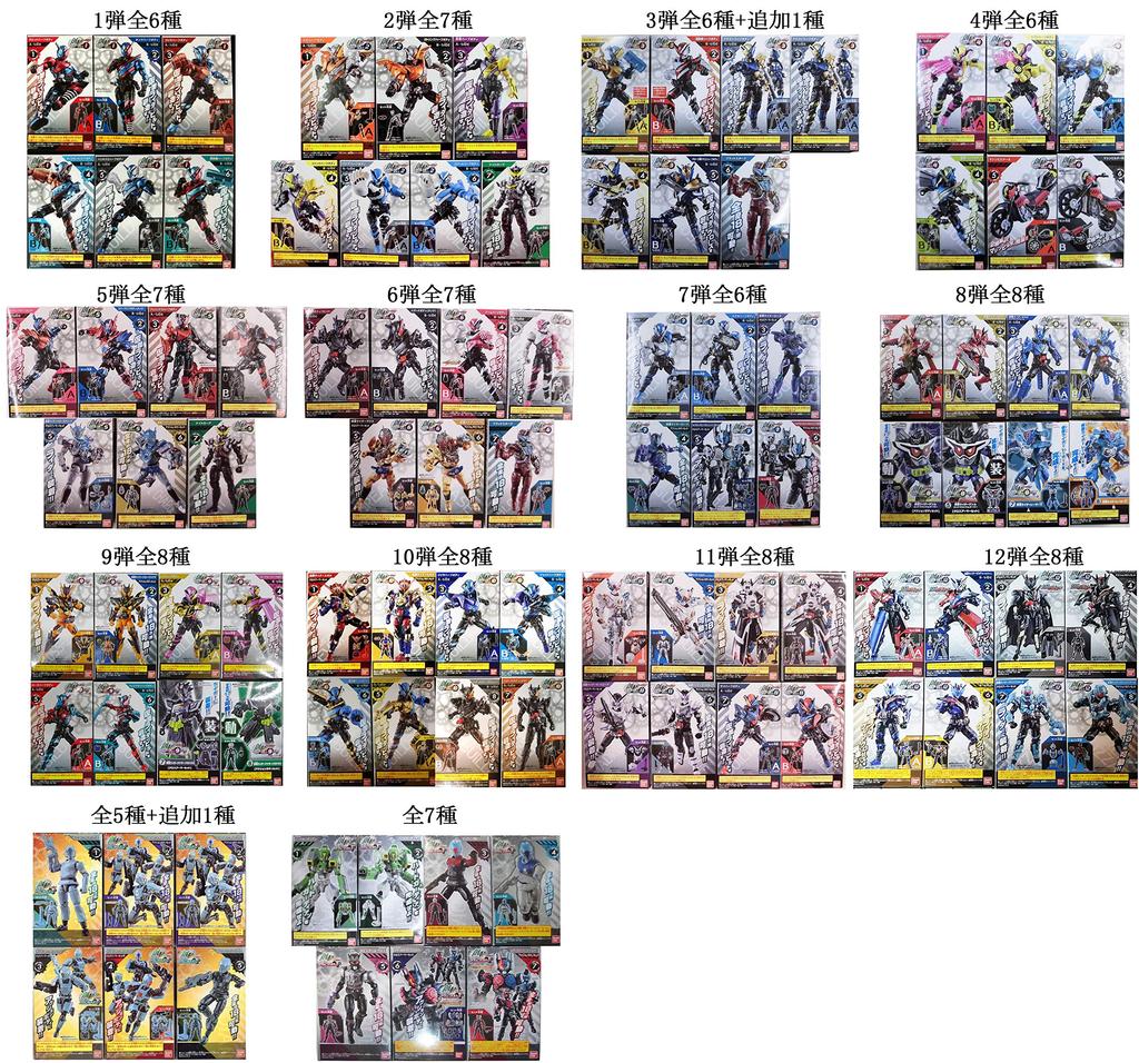 Bandai Sodo Kamen Rider Build Action Guardians Action Enemies 98 types 2 set BUILD1-12 + & +