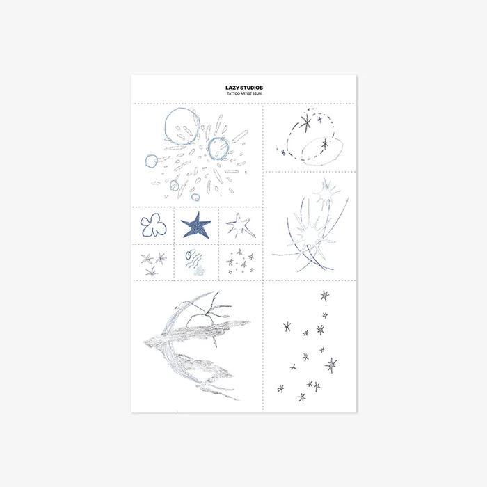 

Тату-мастер Ли Сом 01 Временная наклейка-тату