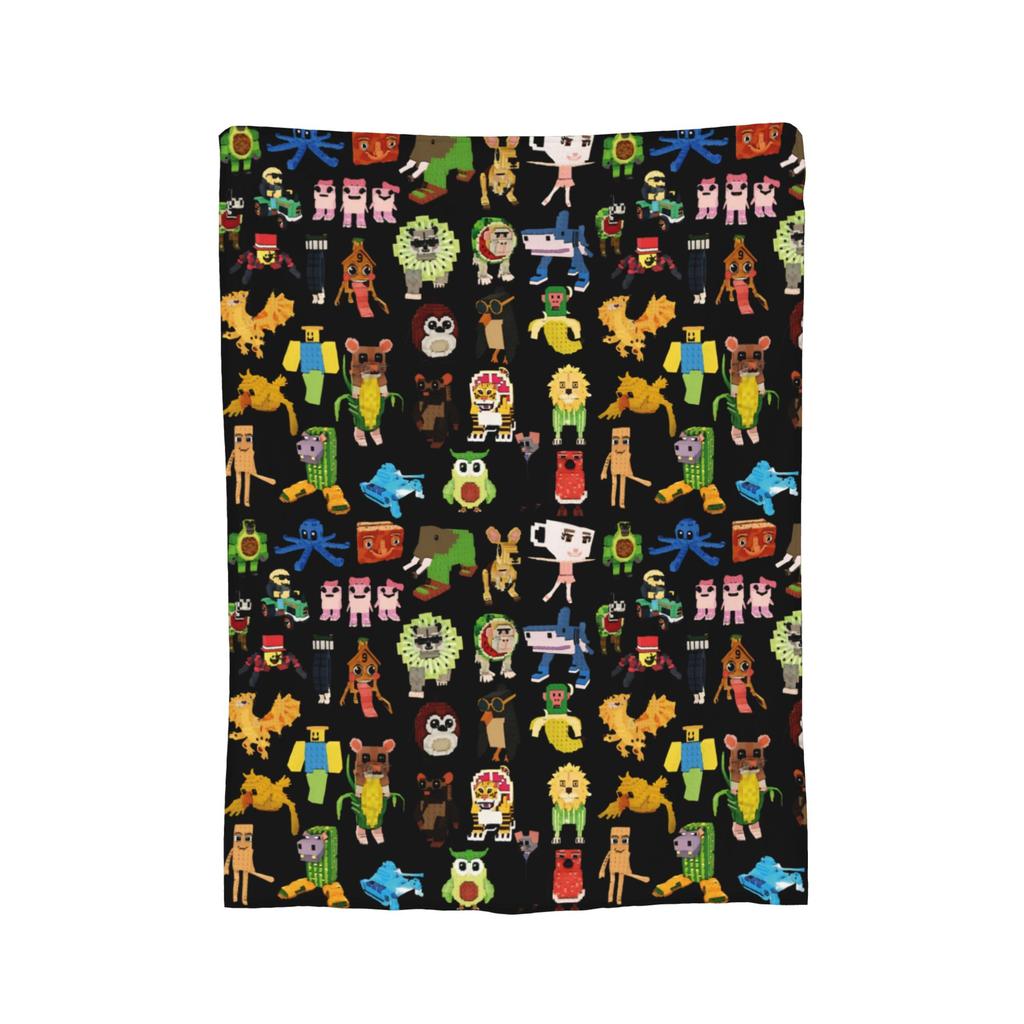 Steal a Brainrot Game Blanket Flannel Super Soft Throw Blanket for Bedroom Sofa Bedspread