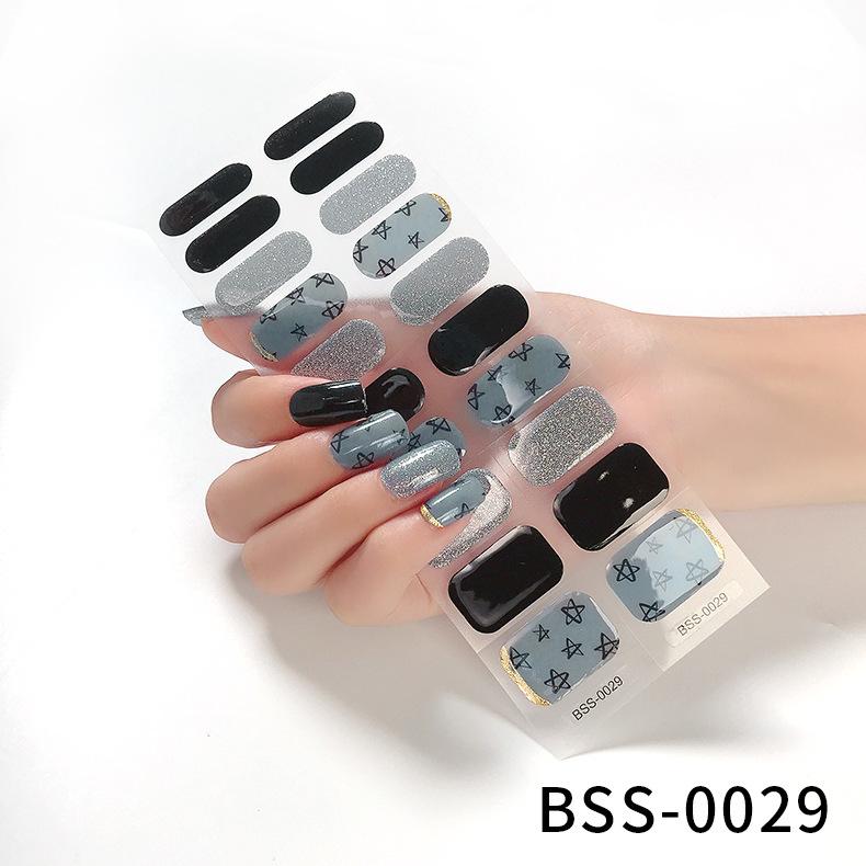Gel Manicure Stickers Semi-cured Nail Stickers Manicure Stickers