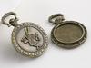 5pcs 20mm Inner Size Antique Silver Plated And Bronze Fashion Classic Style Cabochon Base Setting Charms Pendant