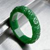 Real Jade Flower Bracelet Bangle Designer Vintage Natural Jewelry Gifts for Women Talismans Charm Luxury Accessories Amulet