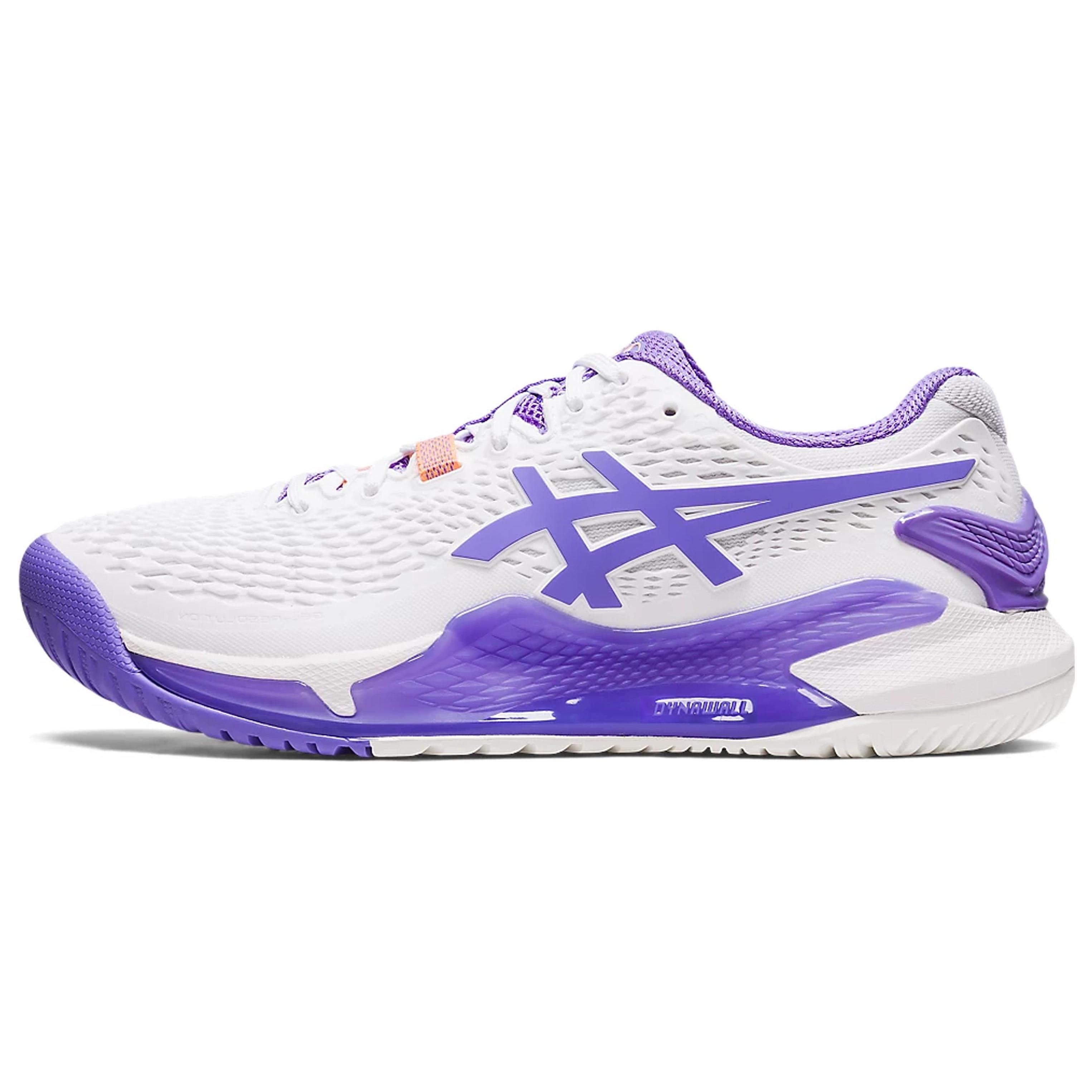 (WMNS)ASICS Gel Resolution 9 White Amethyst Women s 1042A208-101 EU 37.5