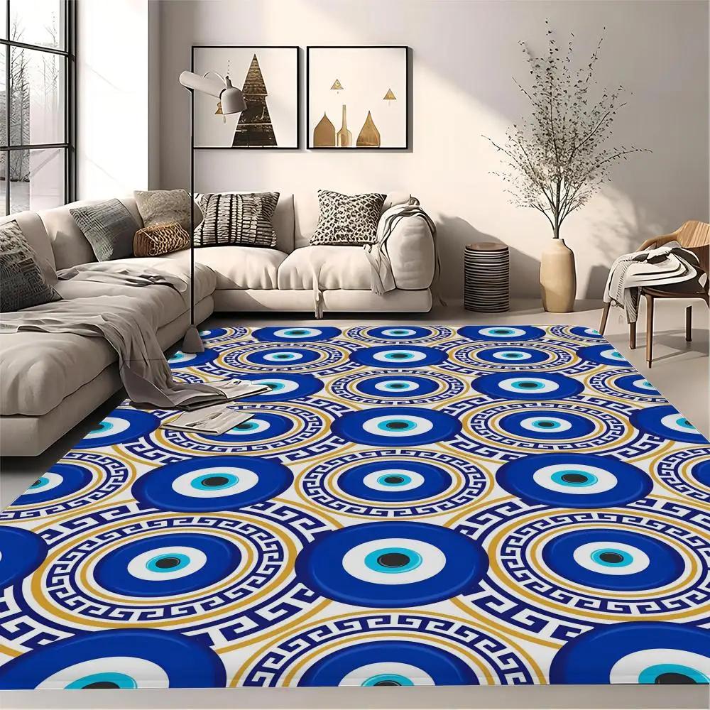 

Коврик для пола Evil Eye, коврик для ванной, коврик для дома в скандинавском стиле, коврик для ванной и туалета, коврик для спальни, 260 г, фланель, бесплатная доставка 120X160CM