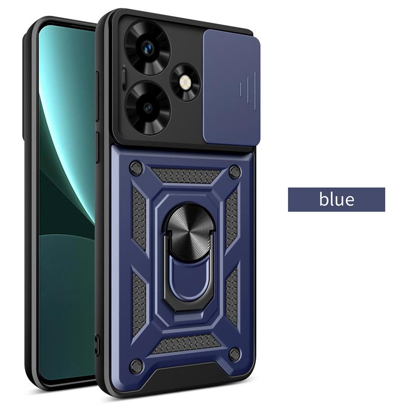 Armor Shockproof Phone Case For Infinix Hot 30 4G Case Camera Protect Ring Holder Back Cover For Infinix Hot 30i Hot30 I 30 Play