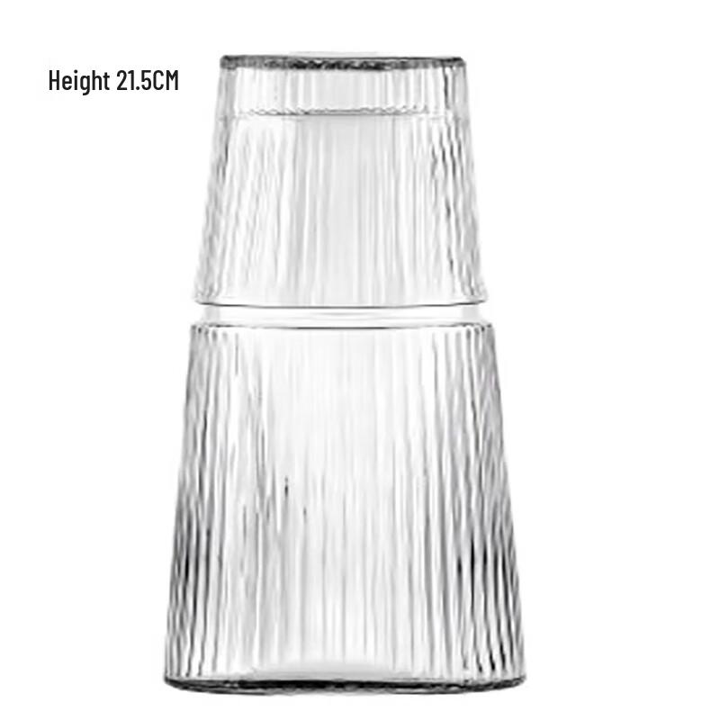 Dilebaier Heat-Resistant Glass Pitcher with Lid
