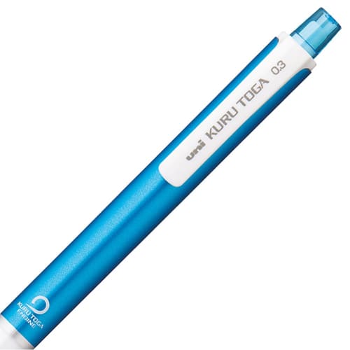 Mitsubishi Pencil Mechanical Pencil Kurtoga 0.3 Automatic Lead Rotation Mechanism Blue M34501P.33