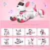 VATOS Remote Control Robot Dog Toy: Interactive Touch & Follow, 17 Functions, Programmable Dance Music RC. For Girls 3-12 Years