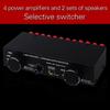 4 Input 2 Output/2 Input 4 Output Passived Power Amplifiers Speaker Switcher Sound Switching Distribution Converters