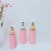 30ml Frosted Pink Foaming Facial Cleanser & Eyelash Mousse Bottle, 60ml Hand Sanitizer Foam Bottle Set