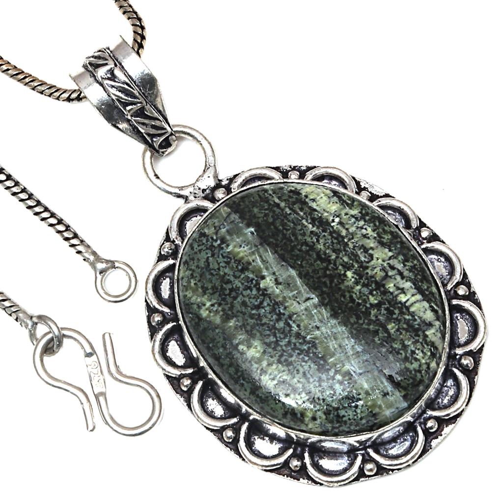 Pendant Star Galaxi Gemstone Valentine'Day Ethnic Silver Jewelry 2.75"