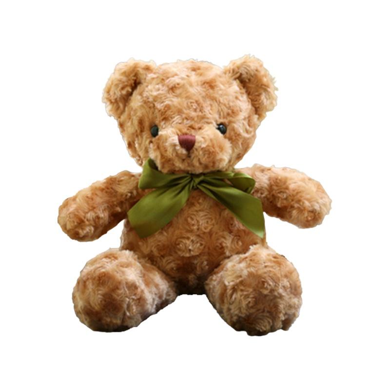 

Classic Sweater Bear Plush Toy For Long-lasting Cuddles Perfect Gift Idea Brown Bow Tie,30cm