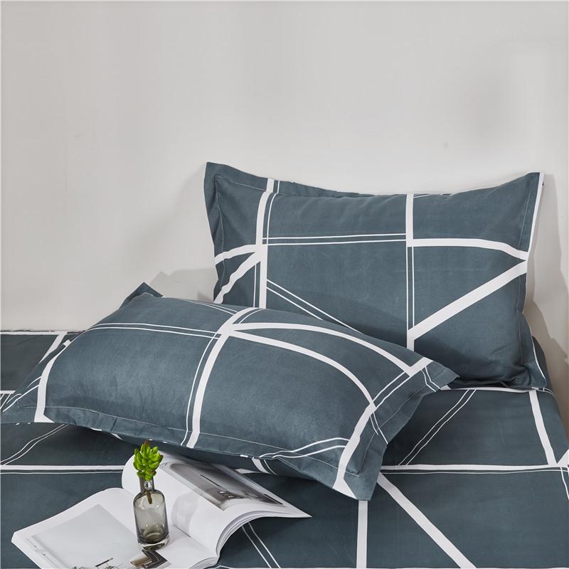 2PC Polyester Kissenbezug Bequemer Kissenbezug für Bett Kissenbezüge mit Blumendruck 48x74cm Kissenbezug Dekoration Zuhause