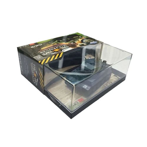 HJKLMM 1/72 Scale German Tiger I 2.4GHz Remote Control Mini Tank with Rotating Turret and Sound (D)