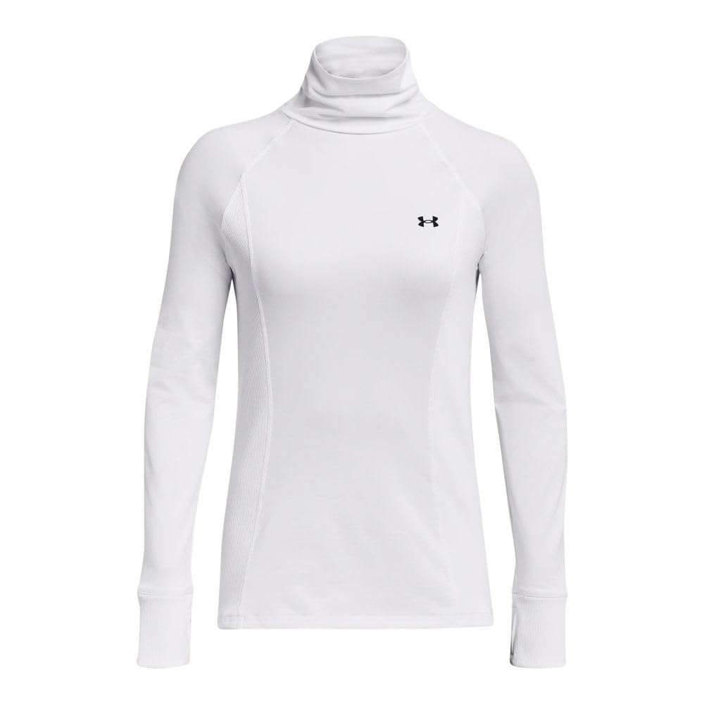 UA Train CW Funnel Neck White Black MD [Under Armour]