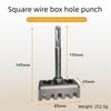Děrovačka plechových krabic Děrovací nástroj Multifunkční řezačka zásuvek Drážkovací nástroj