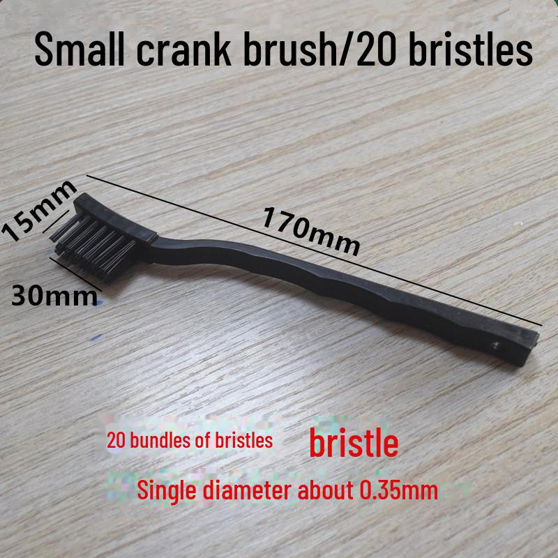 Ensemble de brosses antistatiques pour nettoyer téléphone, ordinateur, poussière de clavier et cartes PCB avec manche rond coudé