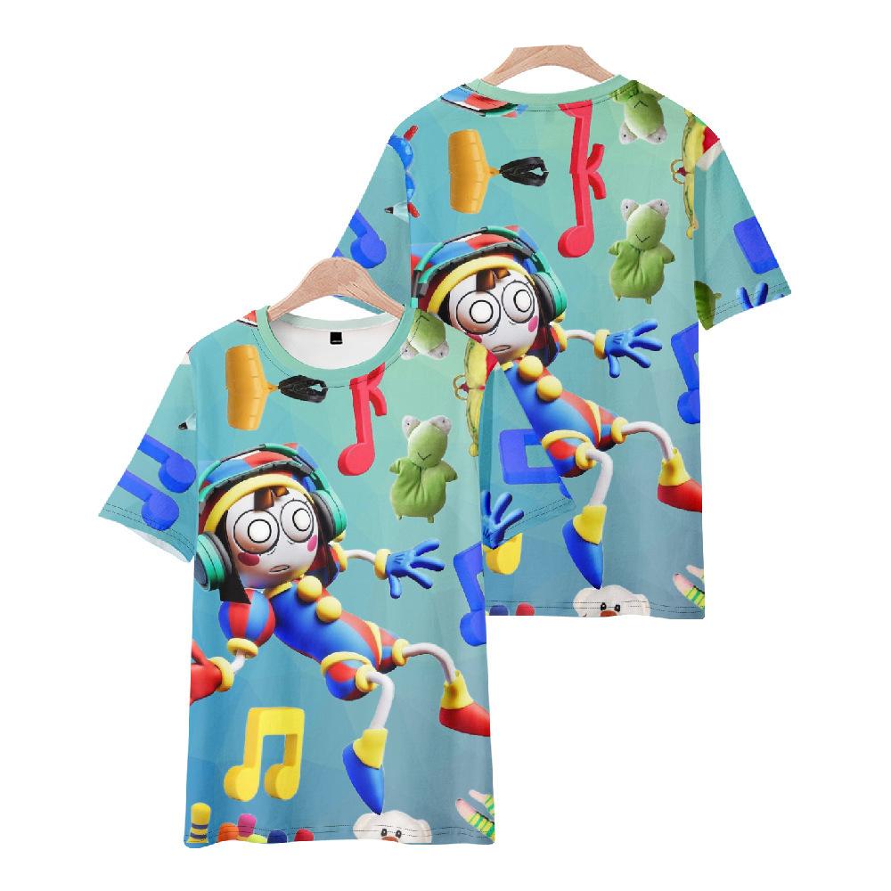 Lustiges Anime-T-Shirt „The Amazing Digital Circus“ in 19 Farben, cooles Herren-T-Shirt mit Rundhalsausschnitt, lässig, Unisex, Streetwear, Fashion, T-Shirt, Camisetas Ropa Hombre