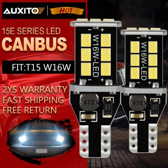 Canbus Error Free 921 912 T15 LED Backup Reverse Light Bulb 6000K Super Bright