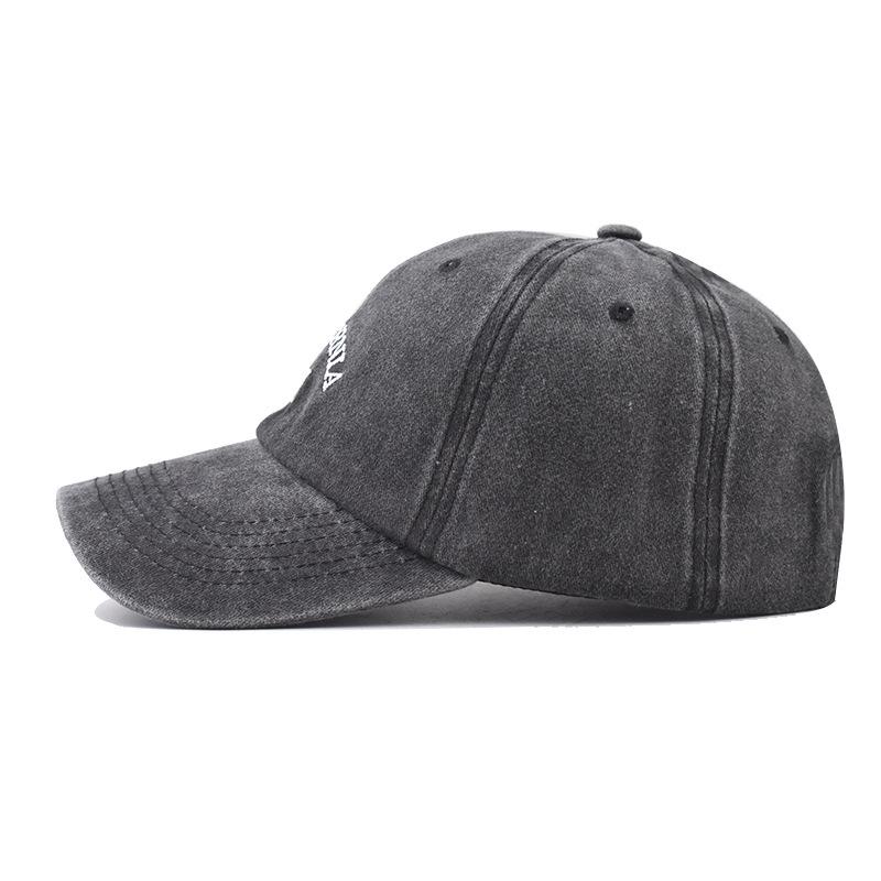 New washed and old 1987 cotton embroidered baseball hat men's and women's hats Korean version hip-hop personalized cap