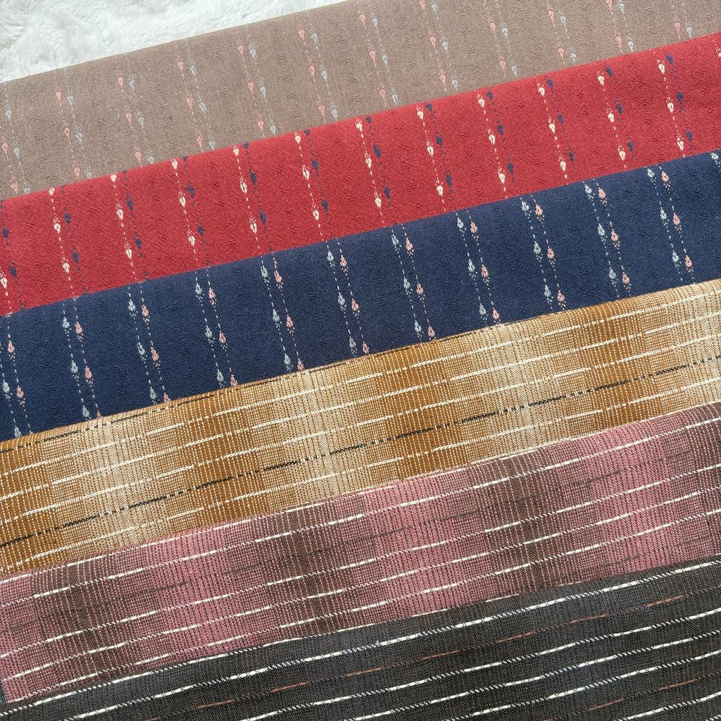Wine Red Series Made Doll Clothes Japanese Patchwork Craft Materials Multicolored Cloth Handmade Patchwork Brocade Fabric Piece