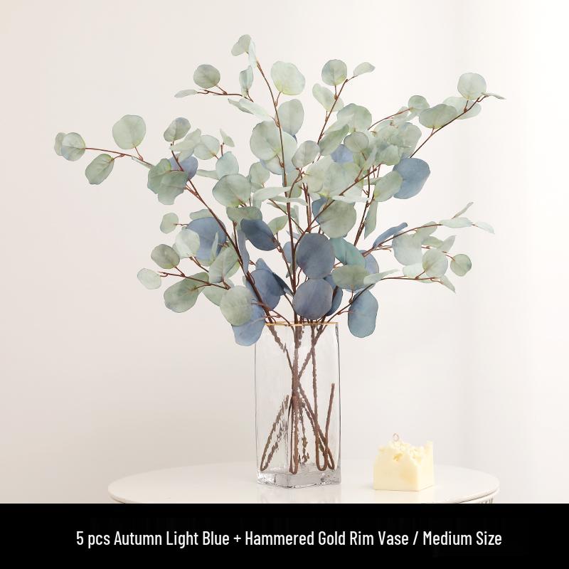 Autumn Colors Eucalyptus Dried Flower Ornaments for Living Room or Dining Table