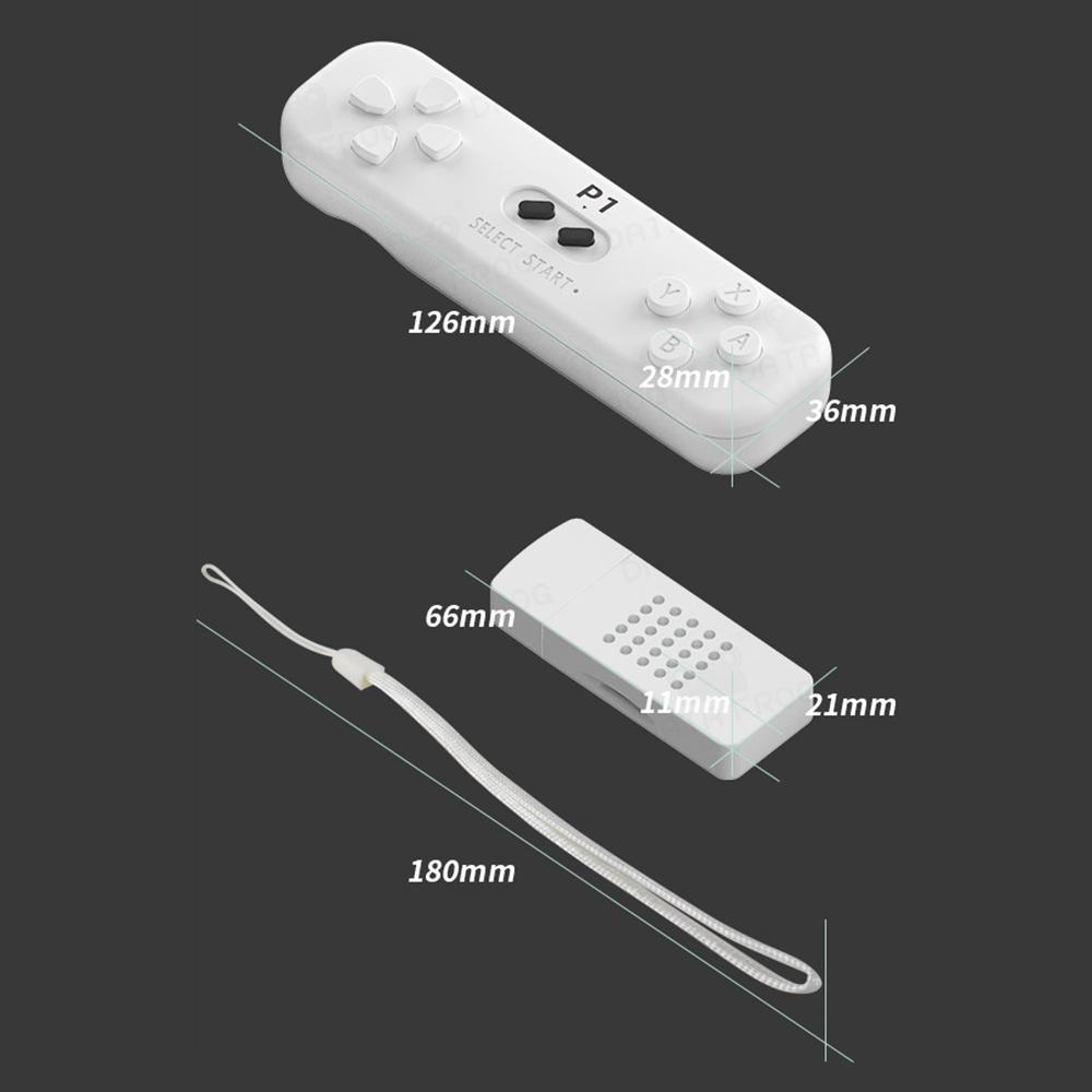 DATA FROG Y2 FIT Built-In 1086 Games HD TV Video Game Stick Double Wireless Gamepad