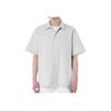 Calvin Klein Solid Loose Button Short Sleeve Shirt Men Shirts Gray J326624-PC8