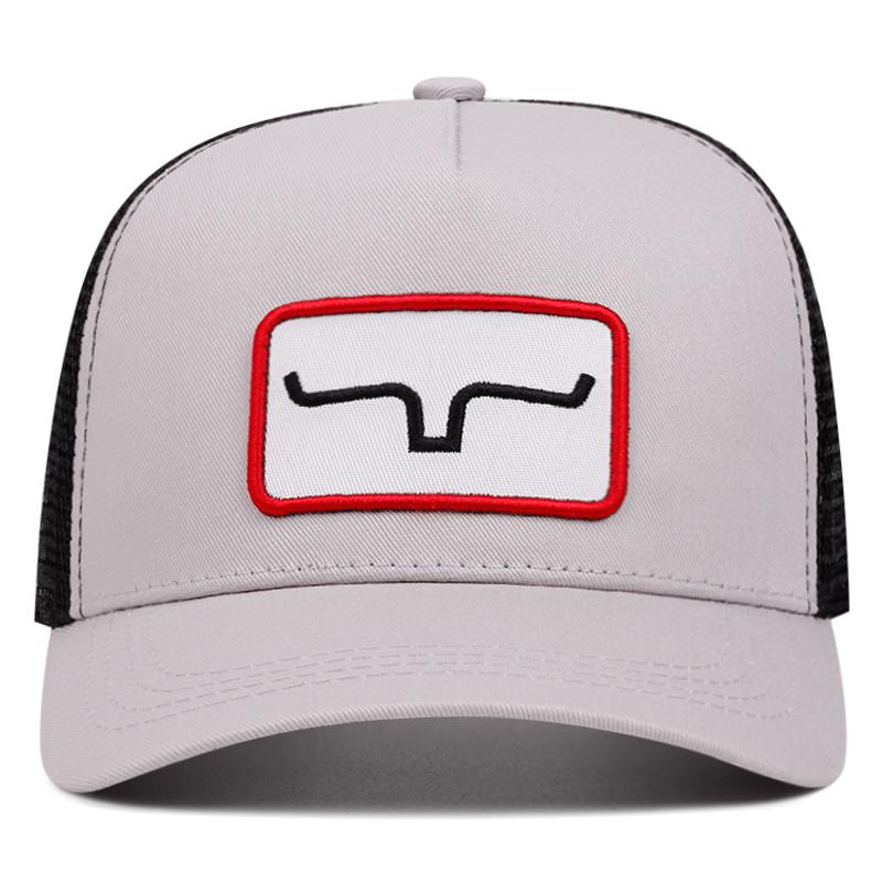 Baseballkappe mit Hornstickerei für Damen und Herren, Netzgewebekappe, Dropshipping