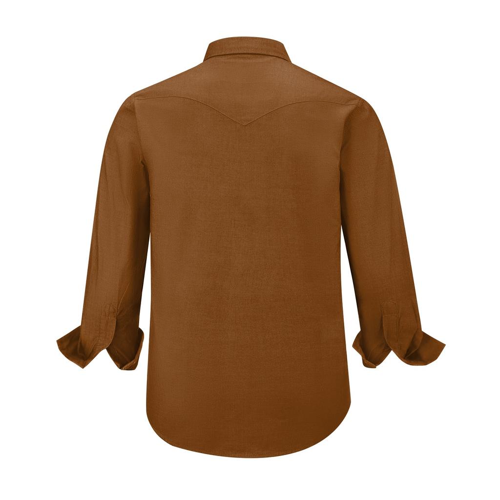 Men'S Fashionable Lapel And Shoulder Length Short Sleeved Casual Top