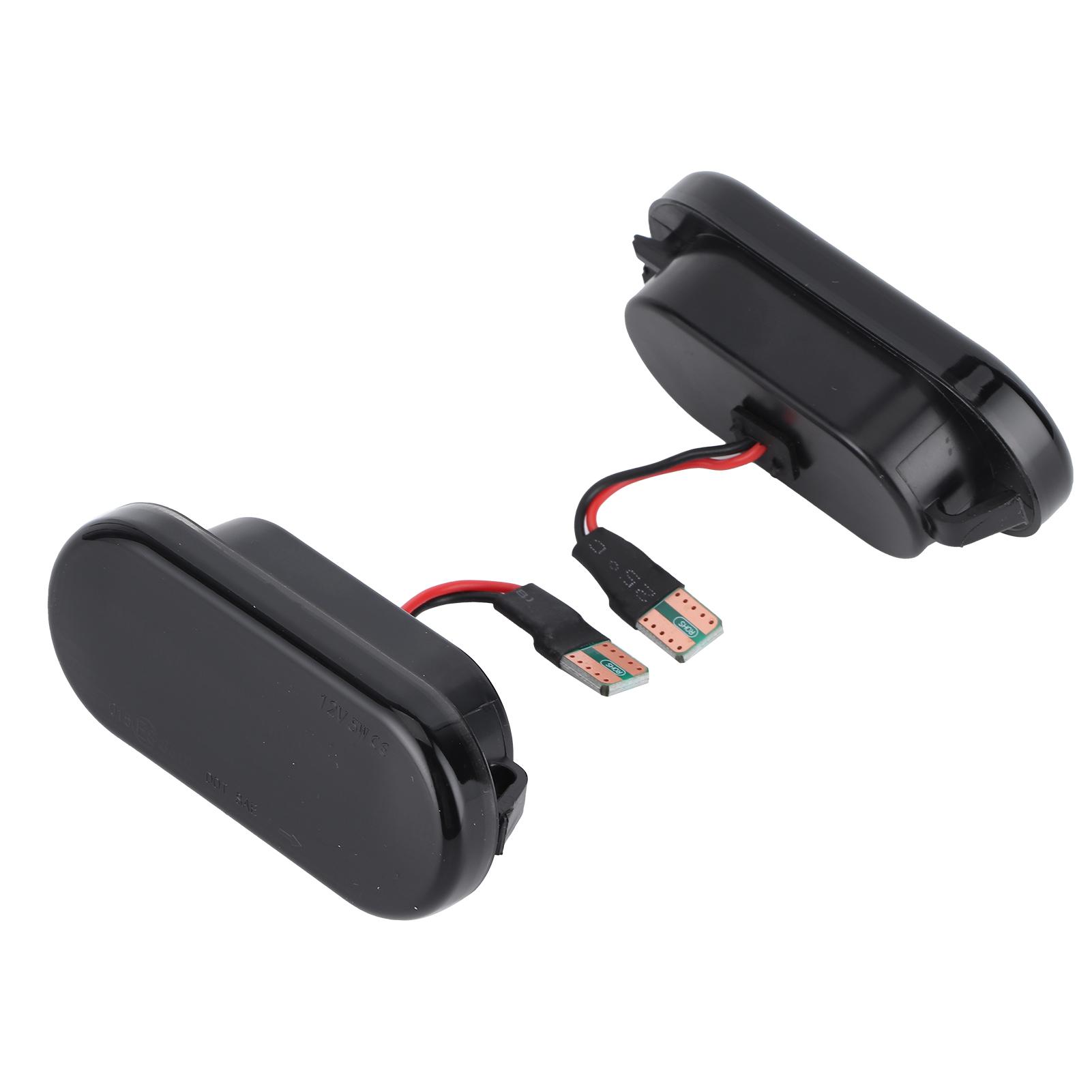 

2 шт. светодиодные боковые габаритные огни, указатель поворота на крыло, модификация автомобиля, дымчатый