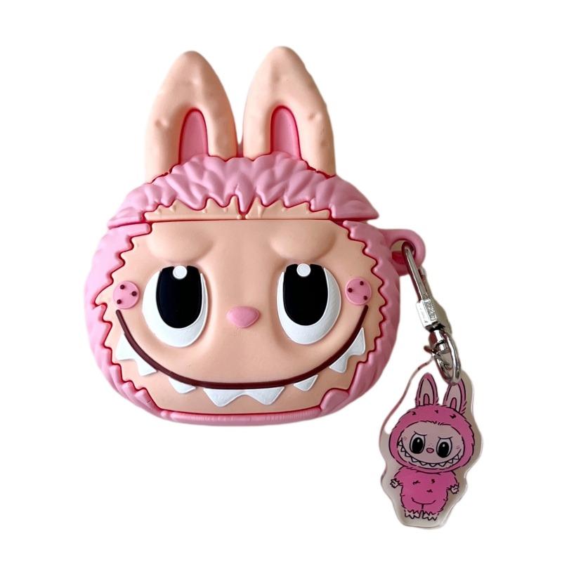 3D Příšera Pro Pouzdro Airpods 4 Pro Apple Airpods 1 2 3 Pro 2 Pouzdro na Sluchátka Roztomilý Kryt na Bezdrátové Nabíjení Sluchátek Kreslený