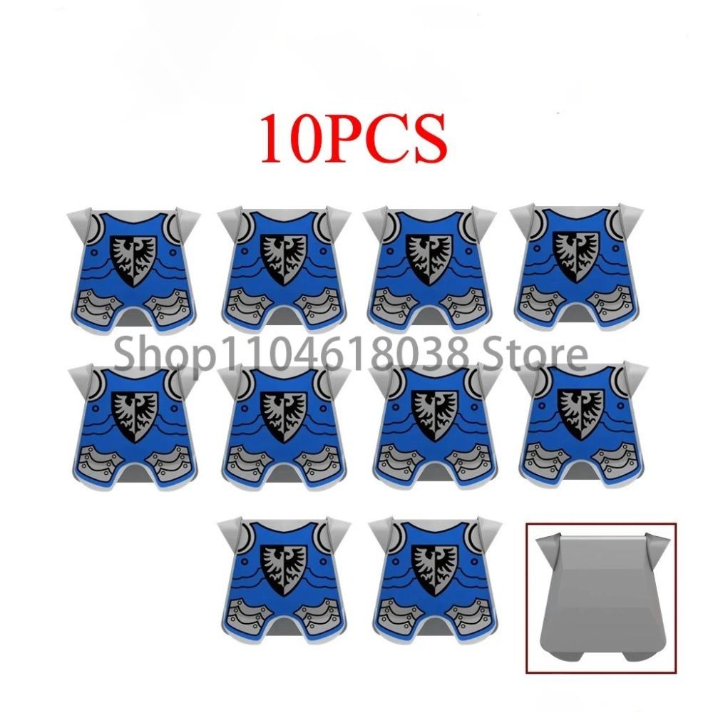 Green Dragon Raven Knights Shield Action Figures MOC Medieval Ancient Knights Scene Building Block Creative Toys for Children